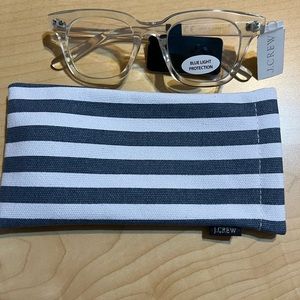 JCREW EYE GLASSES WITH CANVAS CASE